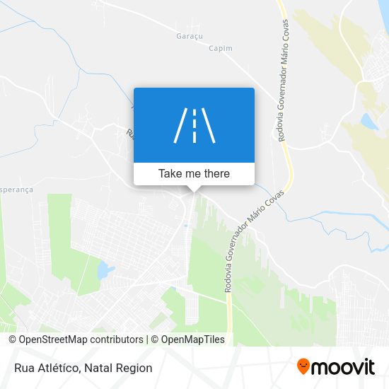 Rua Atlétíco map