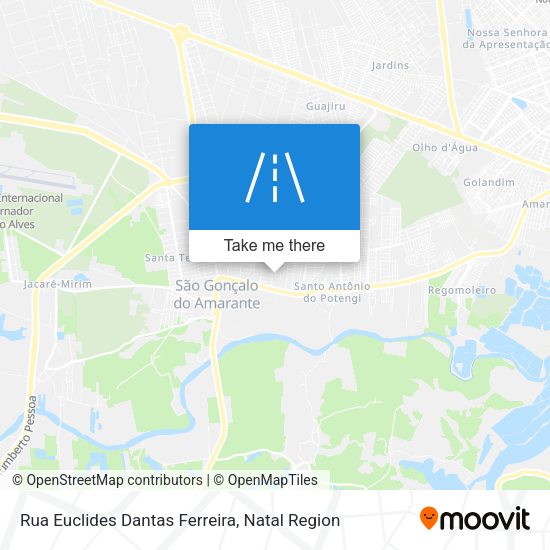 Rua Euclides Dantas Ferreira map