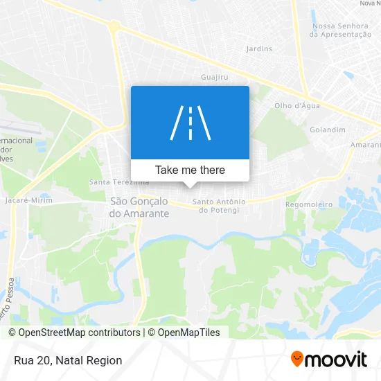 Rua 20 map