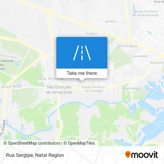 Rua Sergipe map