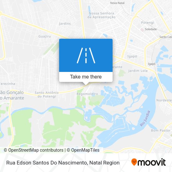 Rua Edson Santos Do Nascimento map