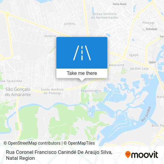 Rua Coronel Francisco Canindé De Araújo Silva map