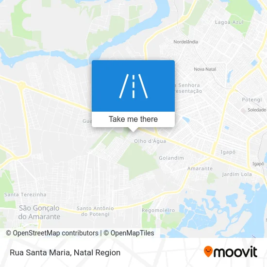 Rua Santa Maria map