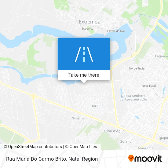 Rua Maria Do Carmo Brito map