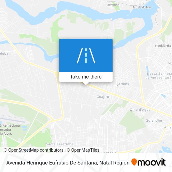 Avenida Henrique Eufrásio De Santana map