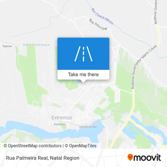 Rua Palmeira Real map