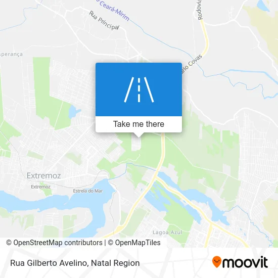 Rua Gilberto Avelino map