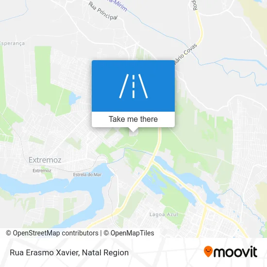 Rua Erasmo Xavier map