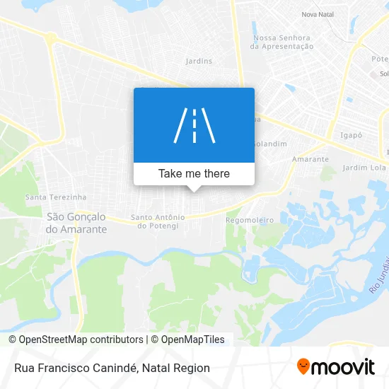 Rua Francisco Canindé map