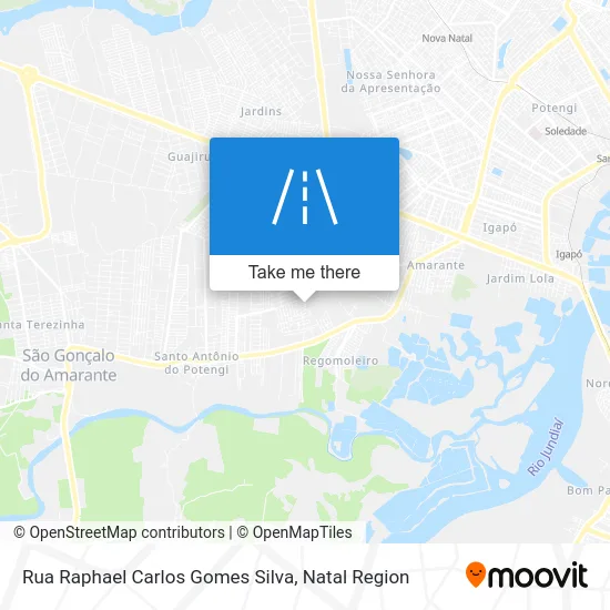 Rua Raphael Carlos Gomes Silva map