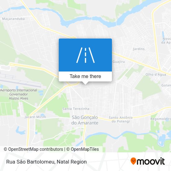 Rua São Bartolomeu map