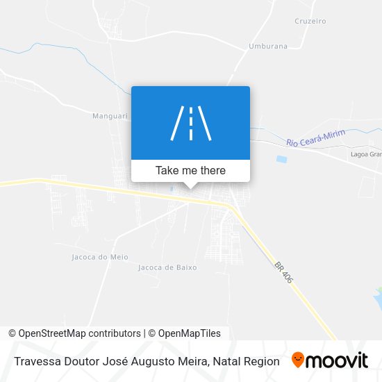 Travessa Doutor José Augusto Meira map