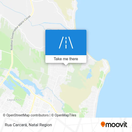 Rua Carcará map