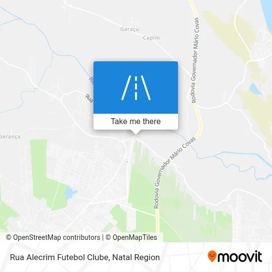 Rua Alecrim Futebol Clube map
