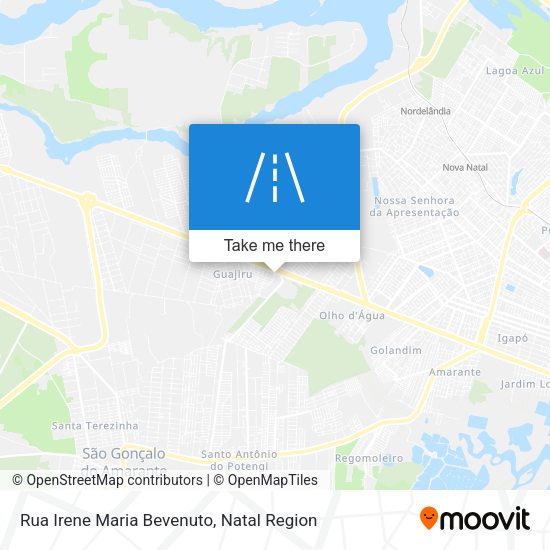 Rua Irene Maria Bevenuto map