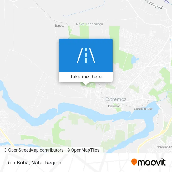 Rua Butiá map