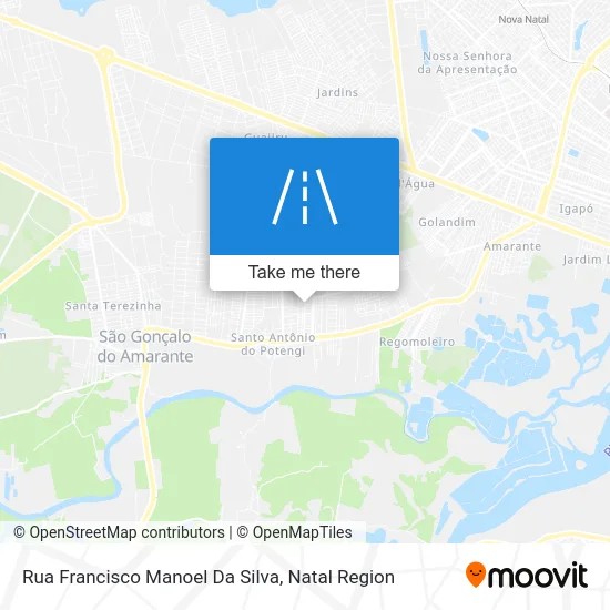Rua Francisco Manoel Da Silva map