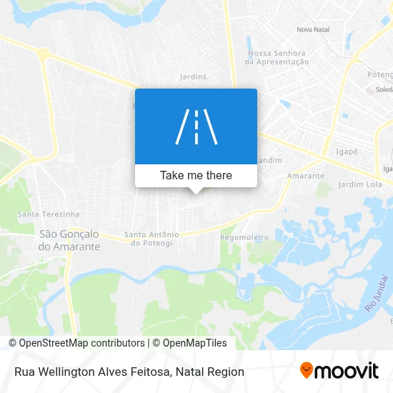 Rua Wellington Alves Feitosa map