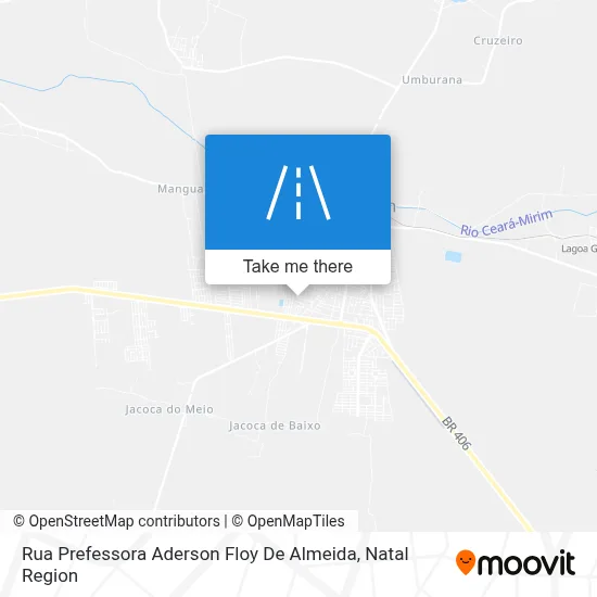 Rua Prefessora Aderson Floy De Almeida map