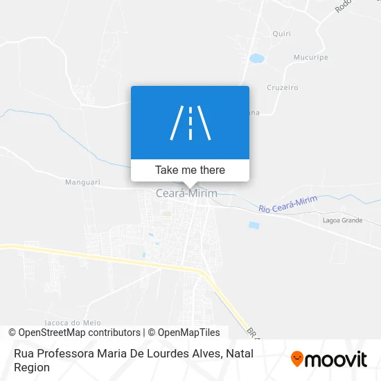 Rua Professora Maria De Lourdes Alves map