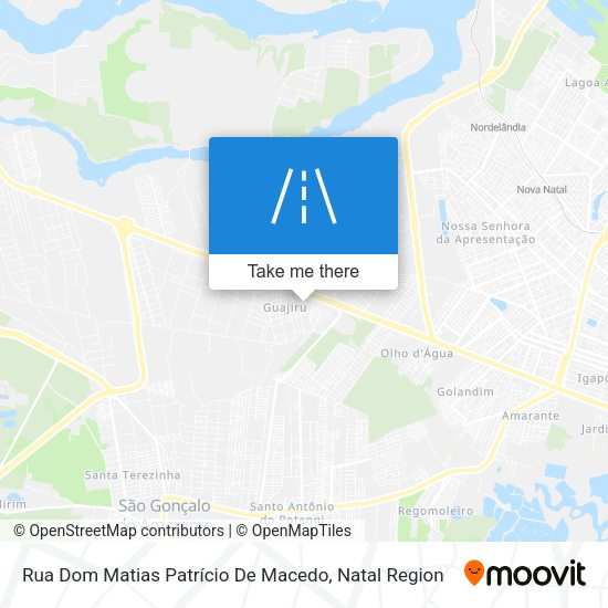 Rua Dom Matias Patrício De Macedo map