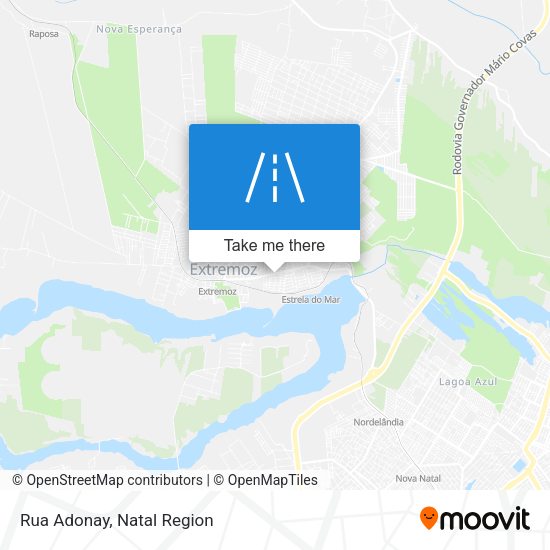 Rua Adonay map