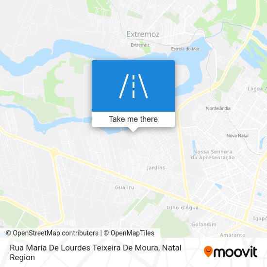 Rua Maria De Lourdes Teixeira De Moura map