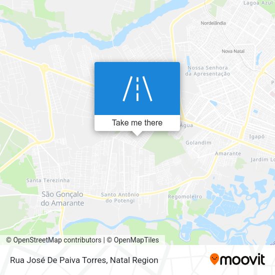 Rua José De Paiva Torres map