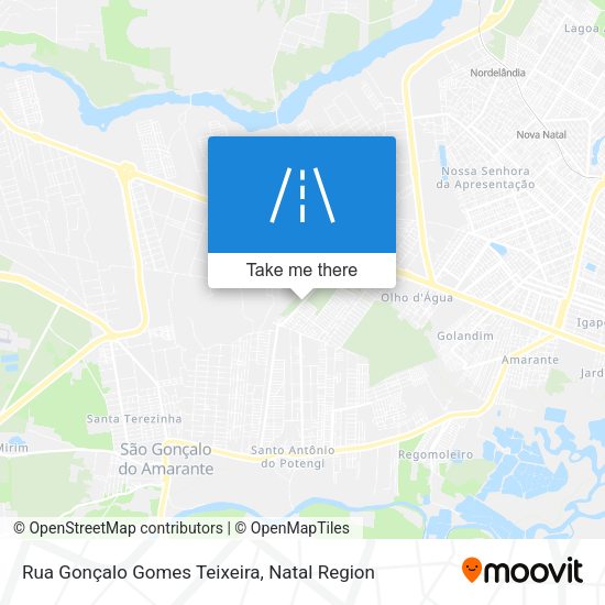 Rua Gonçalo Gomes Teixeira map