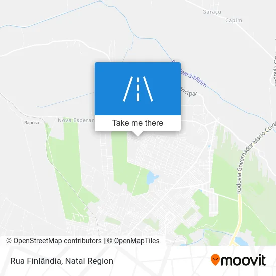 Rua Finlândia map