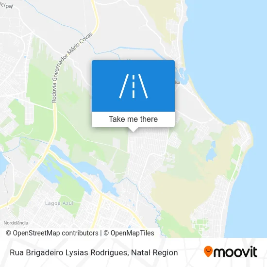 Rua Brigadeiro Lysias Rodrigues map