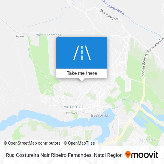 Rua Costureira Nair Ribeiro Fernandes map