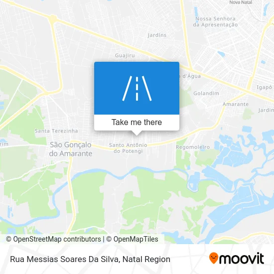 Rua Messias Soares Da Silva map