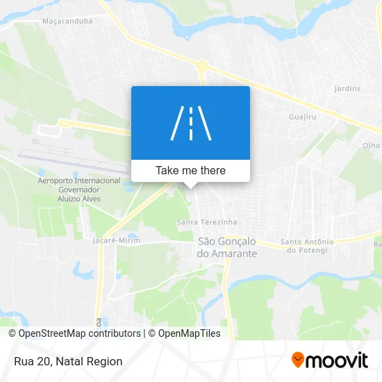 Rua 20 map