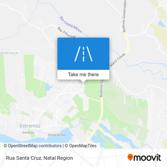 Rua Santa Cruz map