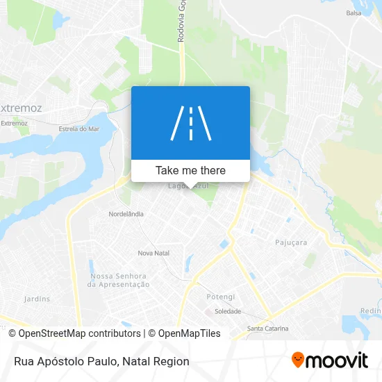 Rua Apóstolo Paulo map