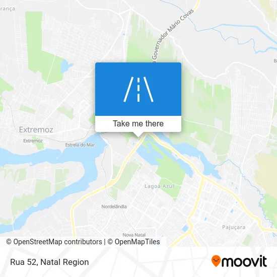 Rua 52 map