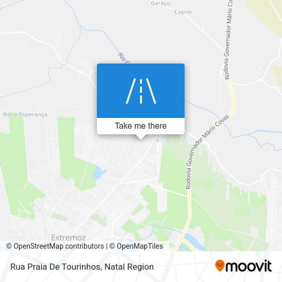 Rua Praia De Tourinhos map