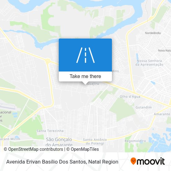 Avenida Erivan Basílio Dos Santos map