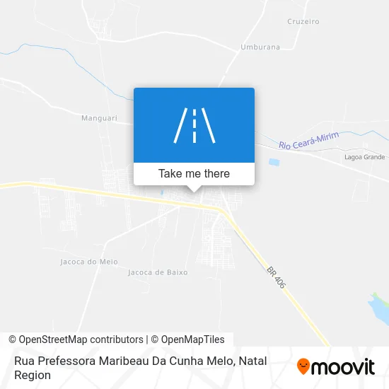 Rua Prefessora Maribeau Da Cunha Melo map