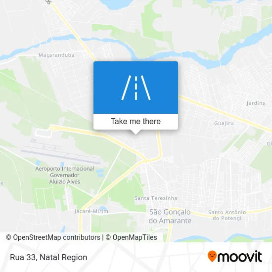 Rua 33 map