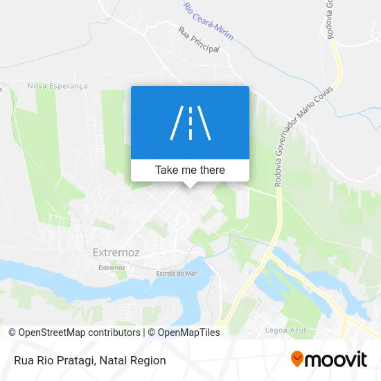 Rua Rio Pratagi map