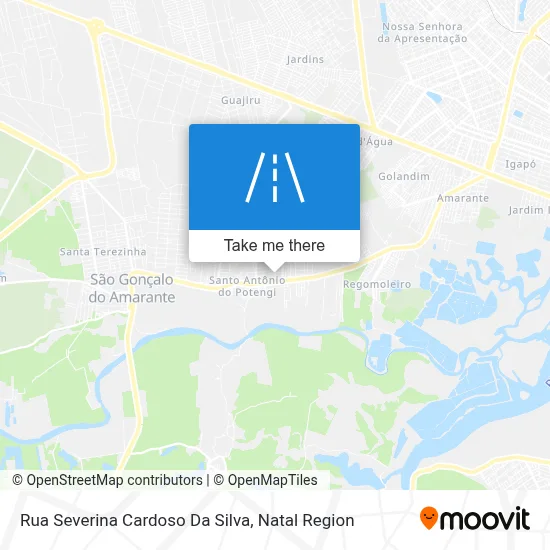 Rua Severina Cardoso Da Silva map