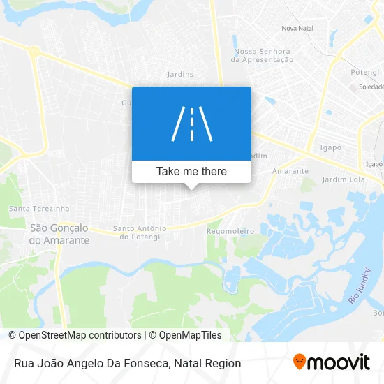 Rua João Angelo Da Fonseca map