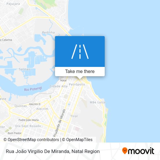 Rua João Virgilio De Miranda map