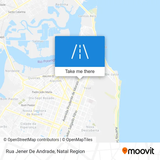 Rua Jener De Andrade map