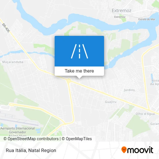 Rua Itália map