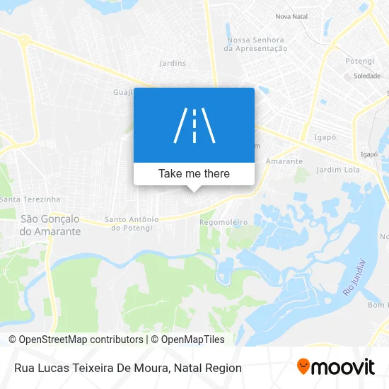 Rua Lucas Teixeira De Moura map