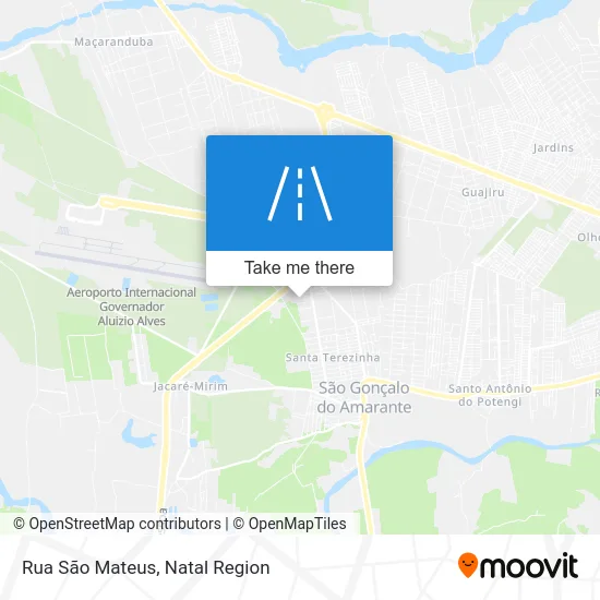 Rua São Mateus map