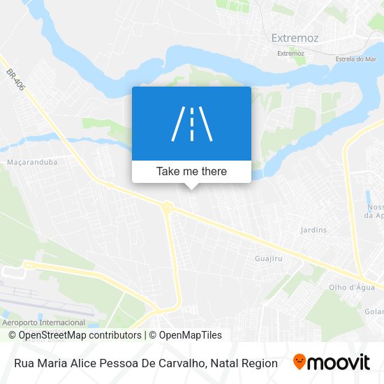 Rua Maria Alice Pessoa De Carvalho map